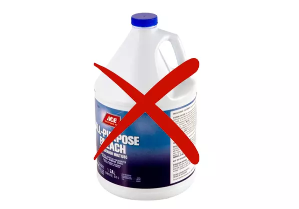 Avoid Bleach for Cleaning