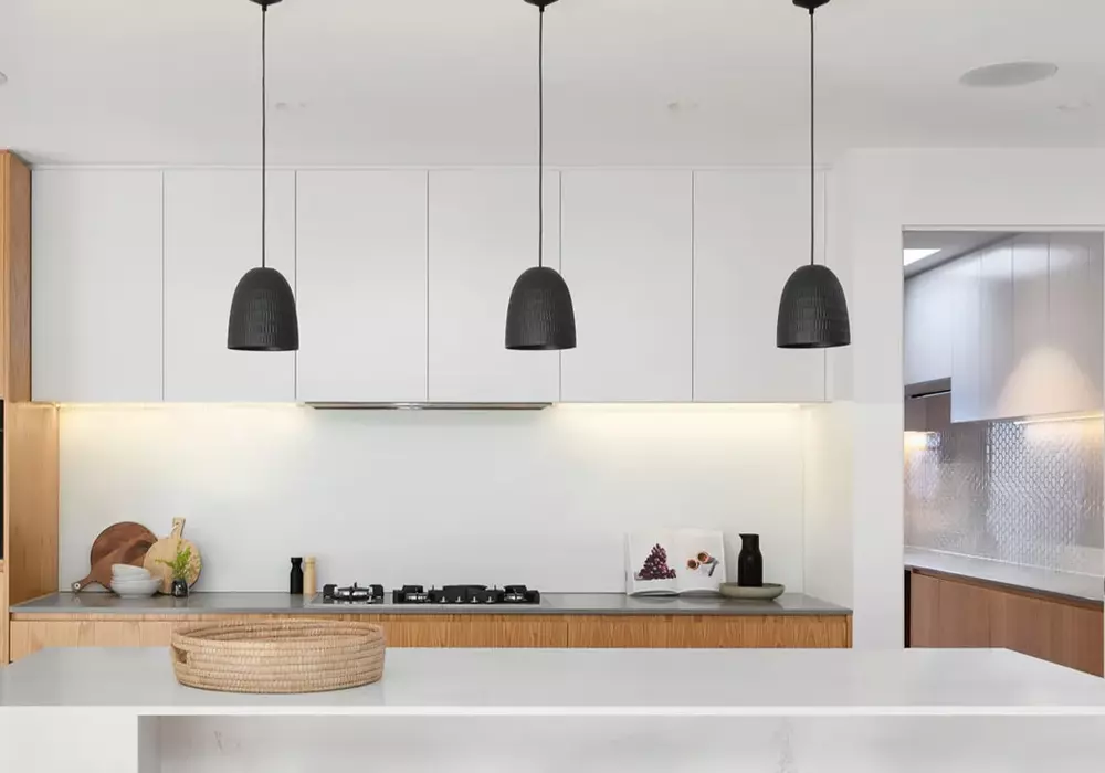 Kitchen transformed by FixitDubais lighting solutions